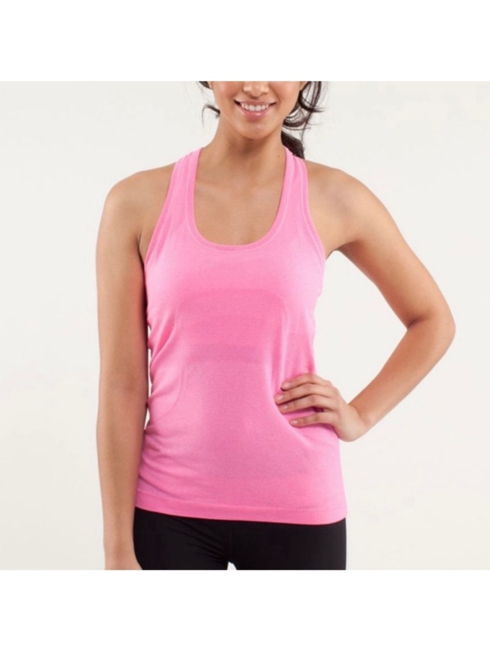 lululemon athletica Pink Racerback Tank Top